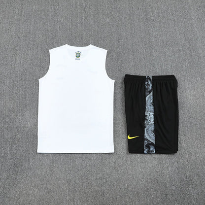 Brazil Vest Set Training Tracksuits 25/26 Football Kit Soccer Jersey