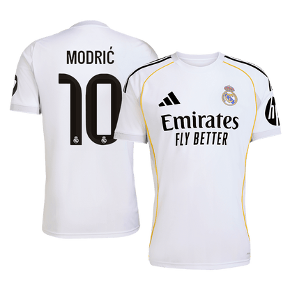 MODRIĆ #10 Mens Real Madrid Home Jersey 2025/26 [PREMIUM]