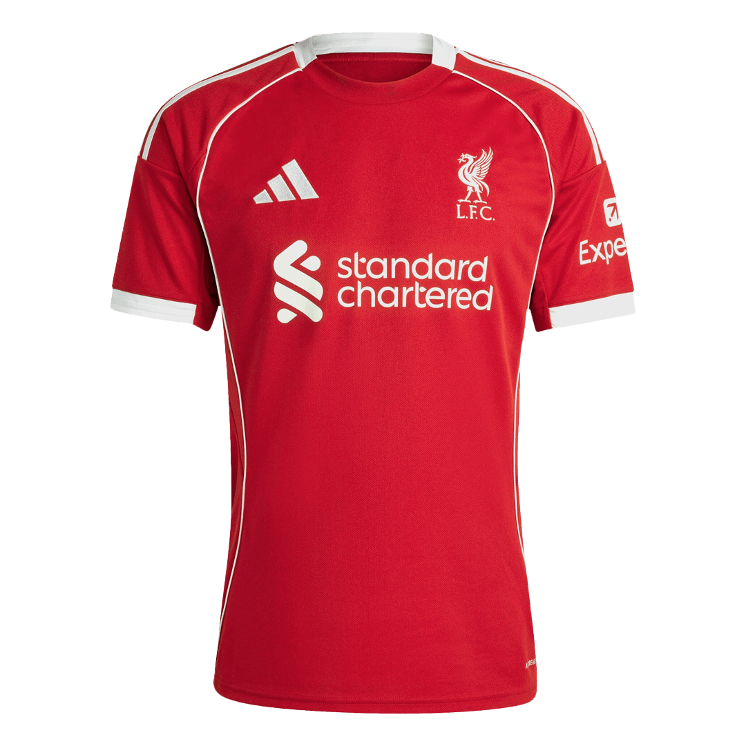SZOBOSZLAI #8 Mens Liverpool Home Jersey 2025/26