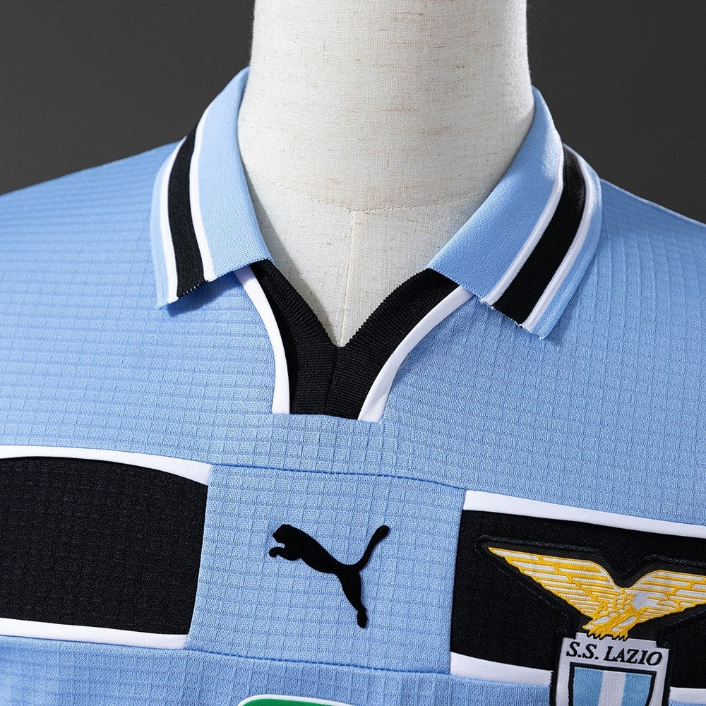 Lazio Jersey 1998-00 Home Retro Football Kit