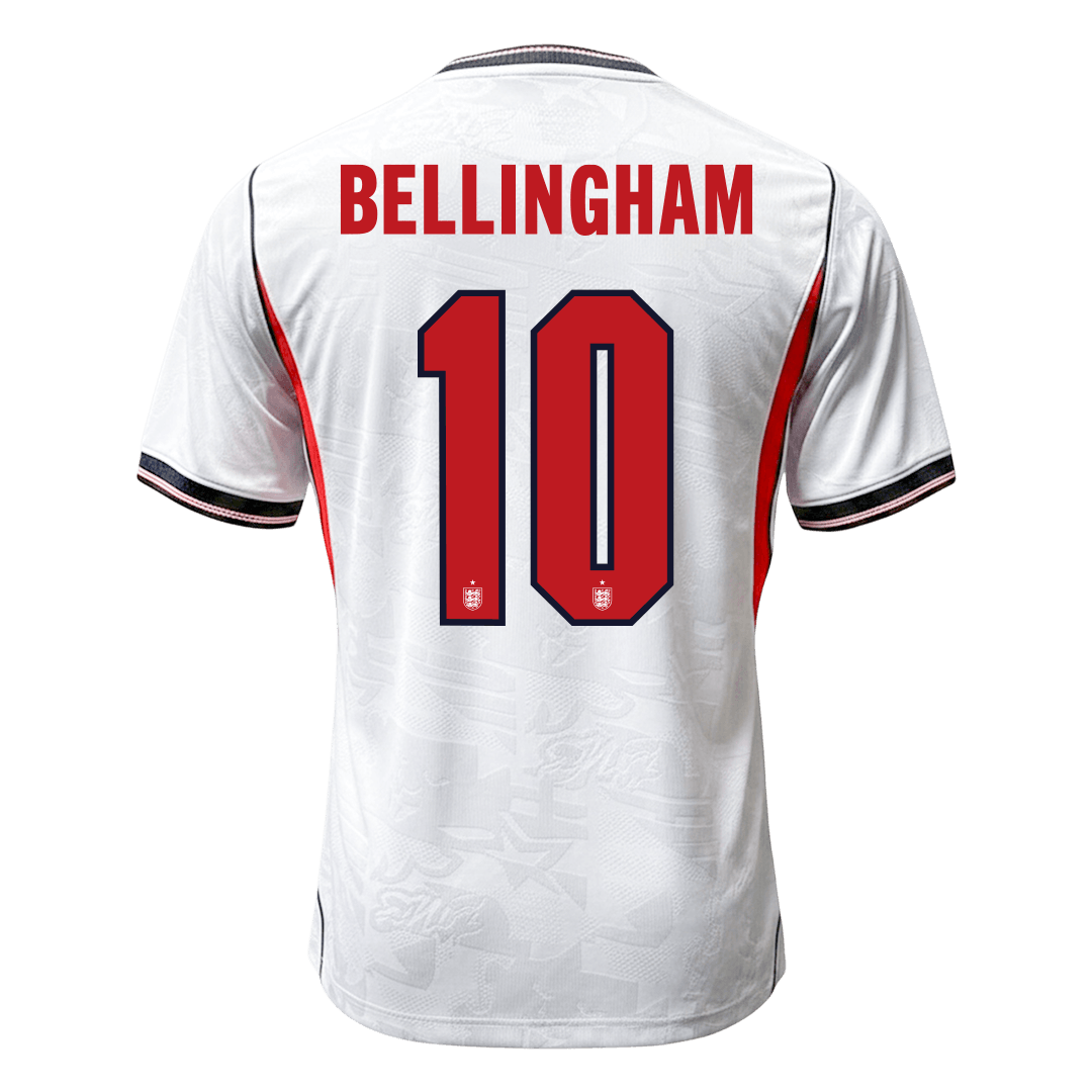 BELLINGHAM #10 Mens England World Cup Home Jersey 2026 - Player Version (Slim Fit)
