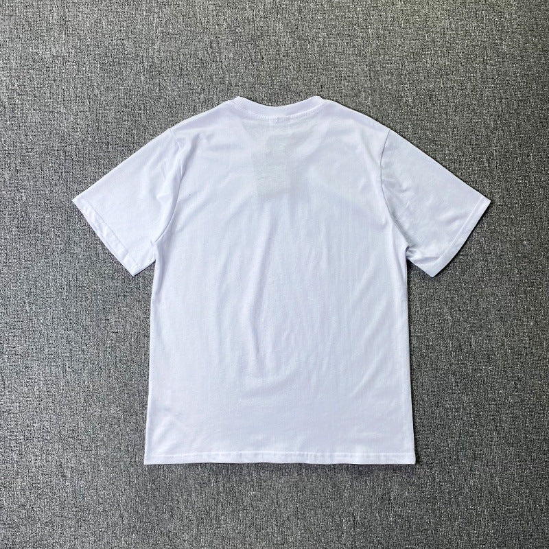 BAPE Short-Sleeved T-shirt Camouflage Monkey Cartoon Printed Cotton