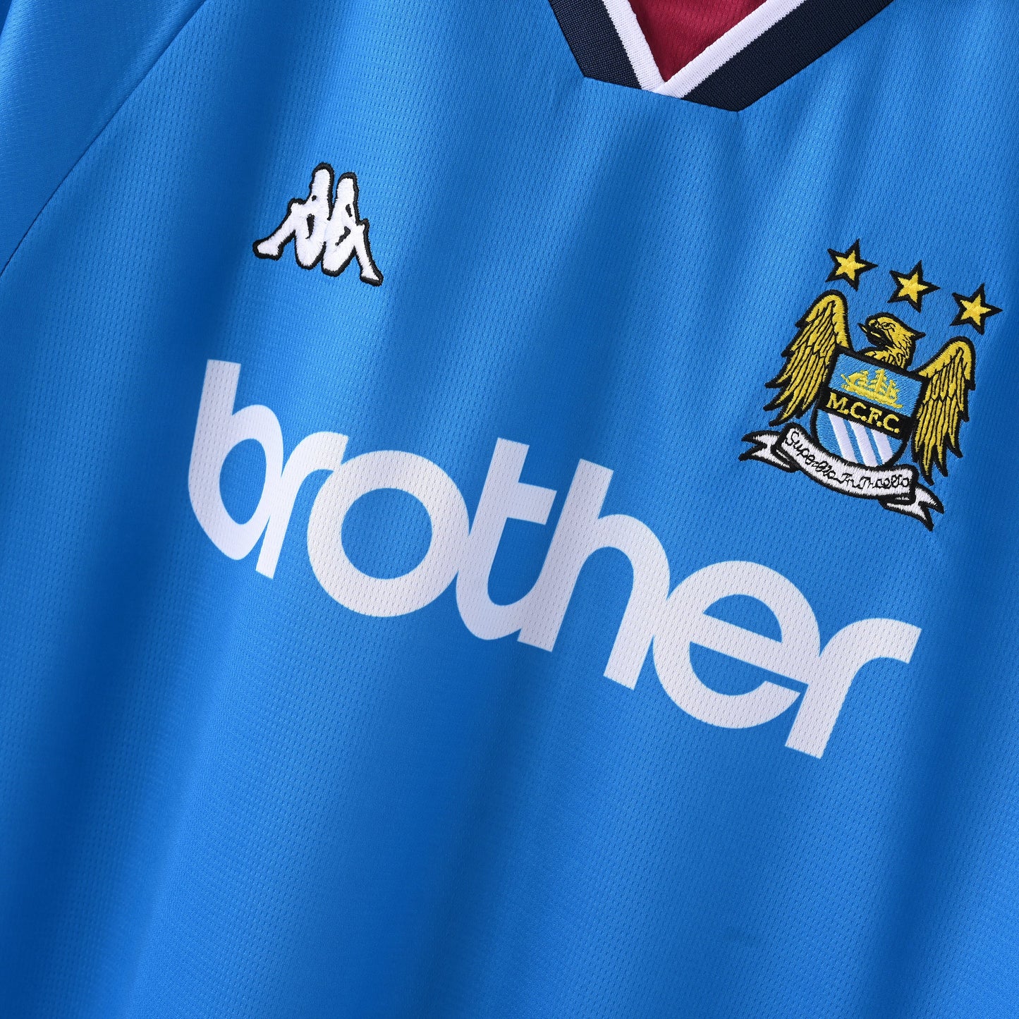 Retro Manchester City Jersey 1997-98 Home Football Kit Soccer Jersey