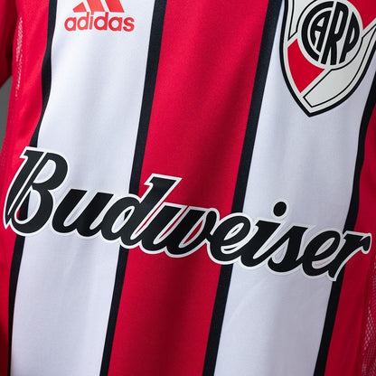 River Plate Jersey 2003-04 Home Retro Football Kit Long Sleeves
