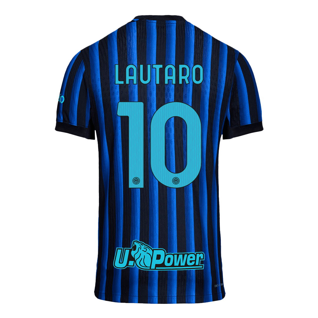 LAUTARO #10 Mens Inter Milan Home Jersey 2025/26 - Player Version (Slim Fit)