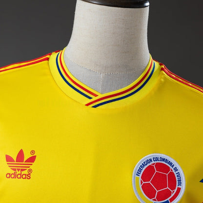 Colombia Originals Home Jersey 1990 Retro Football Kit Soccer Shirt