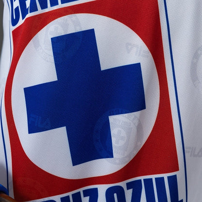 Retro Cruz Azul Away Jersey 1998 Long Sleeves Football Kit Soccer Shirt