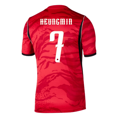 HEUNGMIN #7 Mens South Korea World Cup Home Jersey 2026