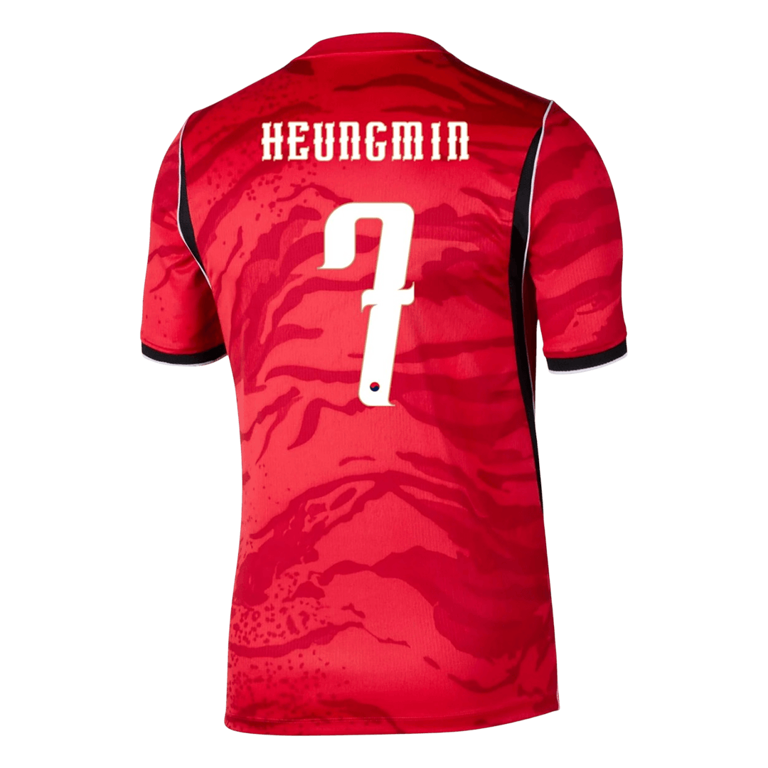 HEUNGMIN #7 Mens South Korea World Cup Home Jersey 2026