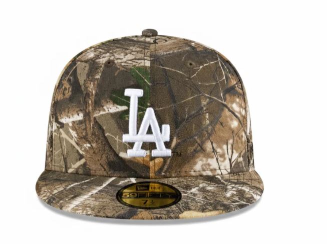 New Era Los Angeles Dodgers Real Tree On White 59Fifty Fitted