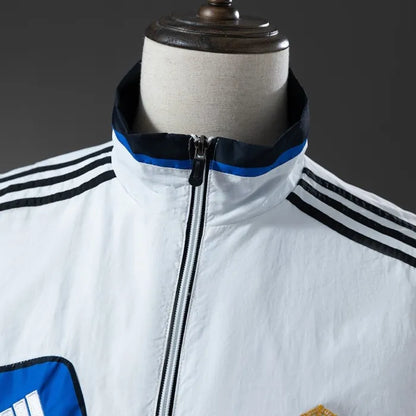 Real Madrid Windbreaker 2025/26 White Football Kit