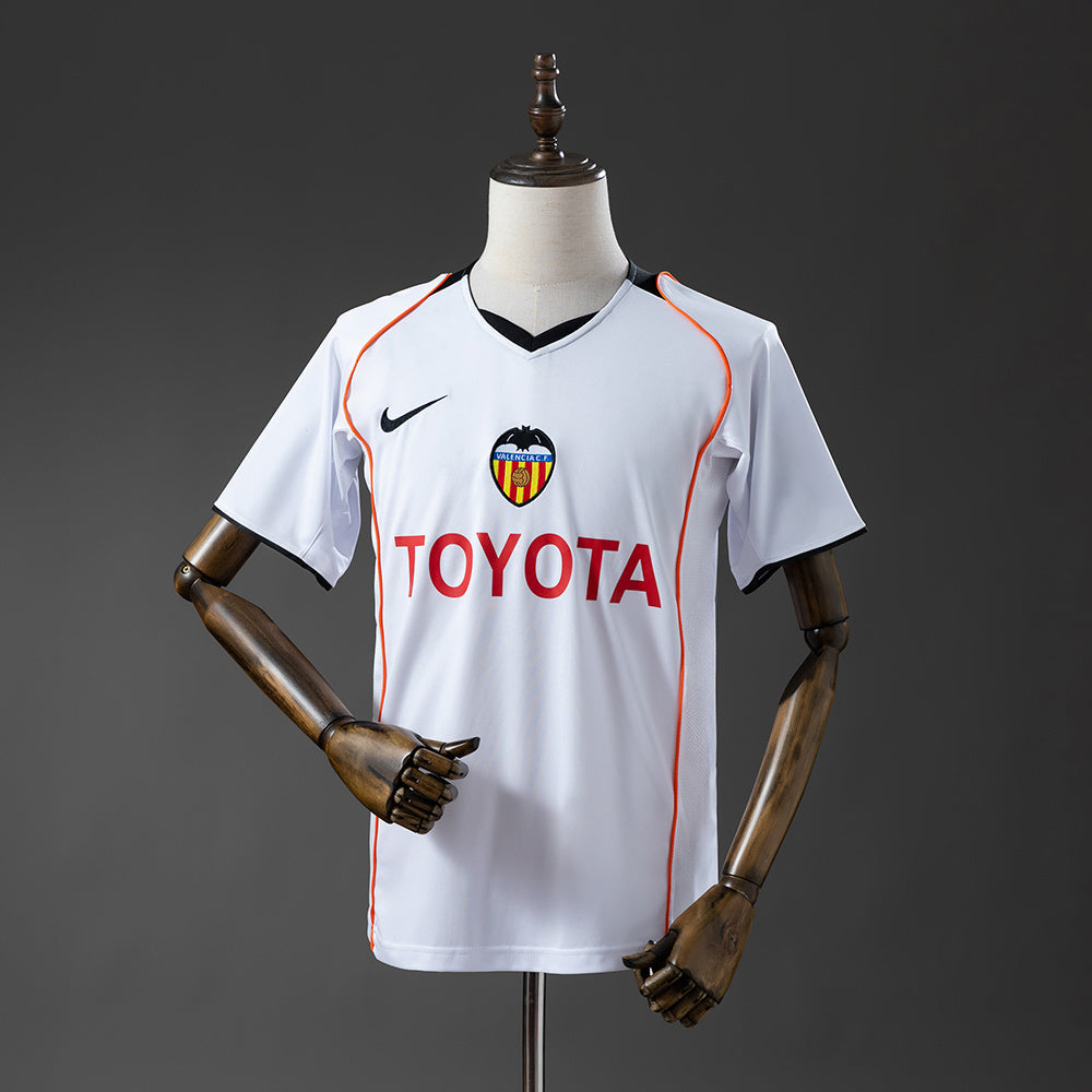Valencia Jersey 2004-05 Home Retro Football Kit