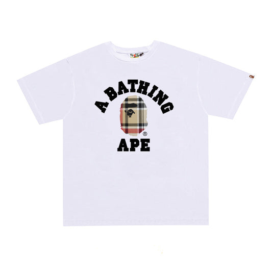 D121 Collegiate Plaid Graphic T-Shirt - White