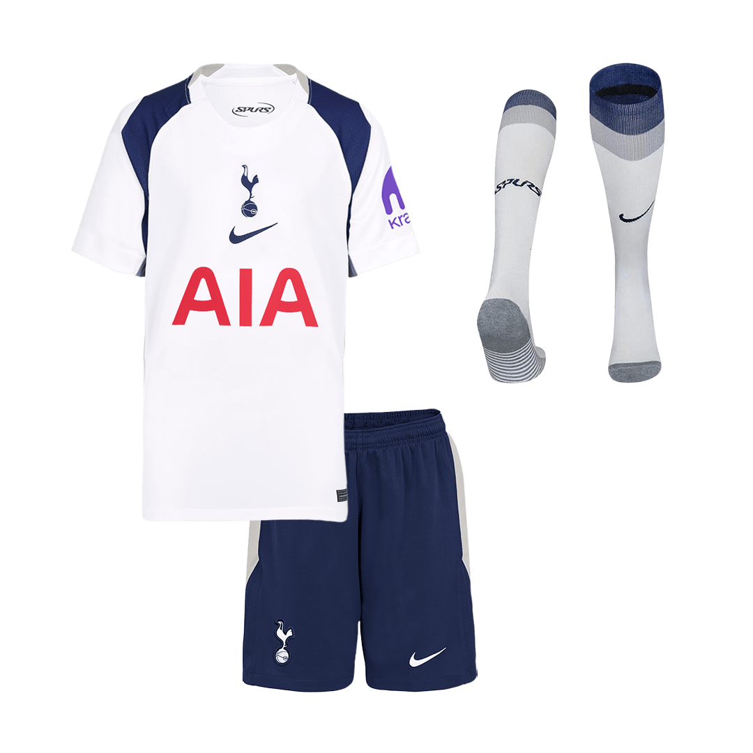 Kids Tottenham Hotspur Home Full Kit 2025/26