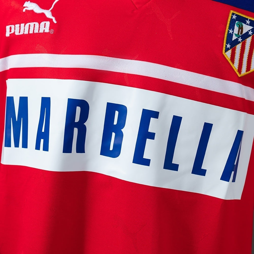 Atletico Madrid Away Jersey 1990-1993 Retro Football Kit Soccer Shirt