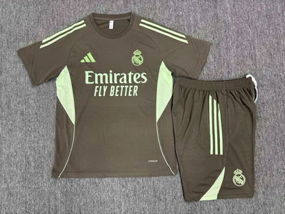 Kids Real Madrid Training Tracksuits 25/26 Football Kit Soccer Jersey