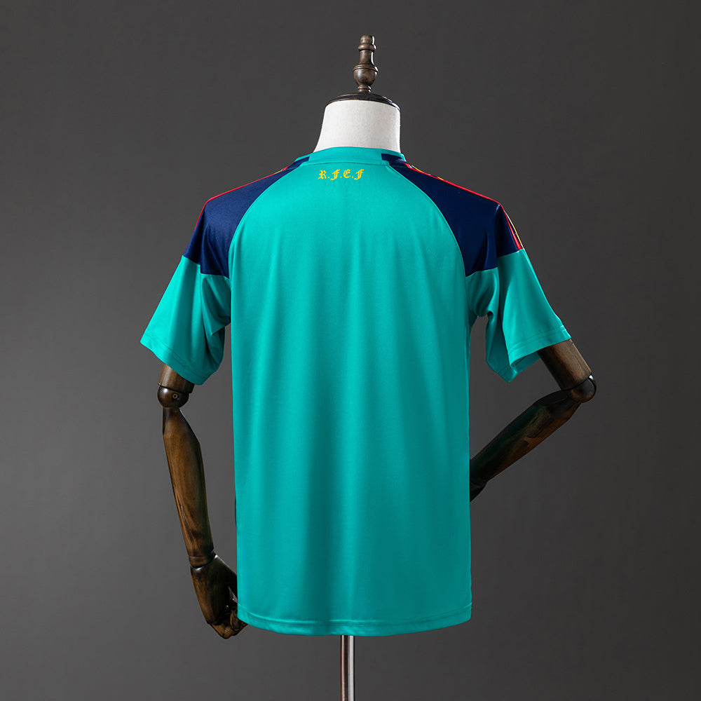 Spain Jersey 2010 Goalkeeper Retro Football Kit