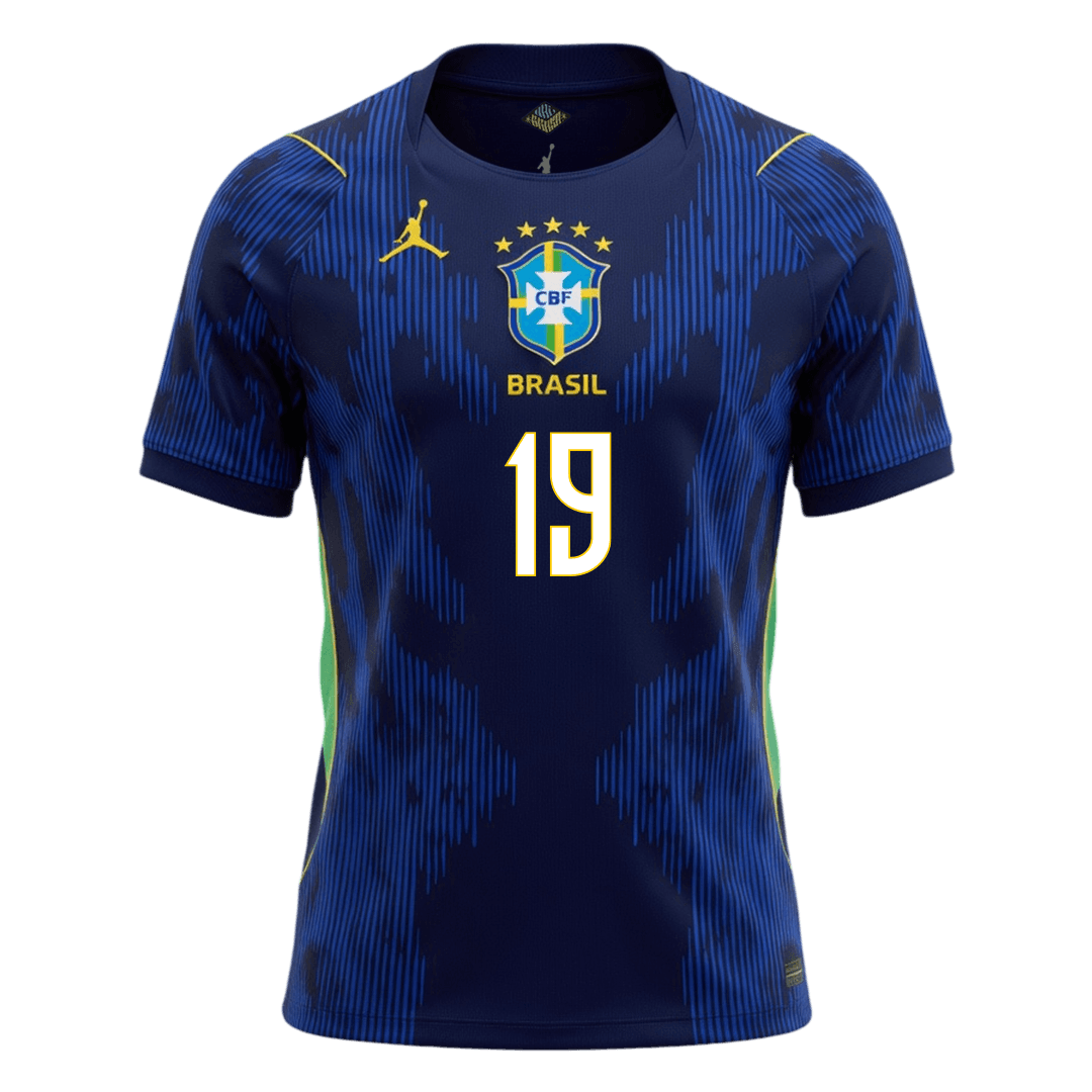 ENDRICK #19 Mens Brazil World Cup Away Jersey 2026
