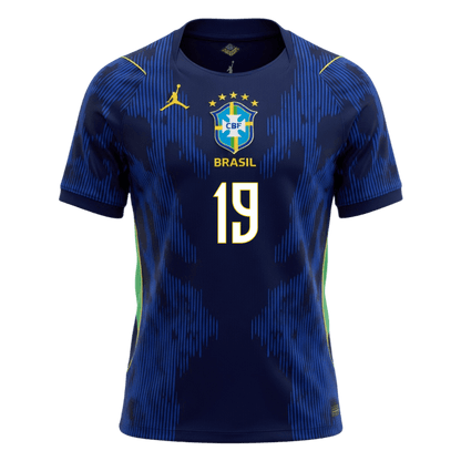 ENDRICK #19 Mens Brazil World Cup Away Jersey 2026