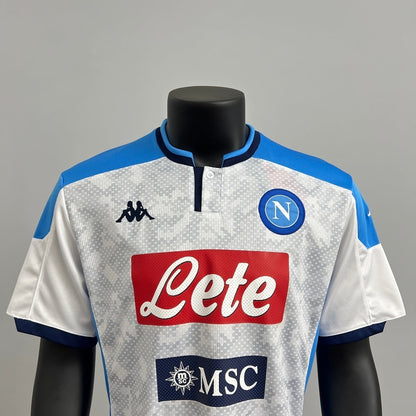 Retro Napoli Jersey 2019-20 White Football Kit Soccer Jersey