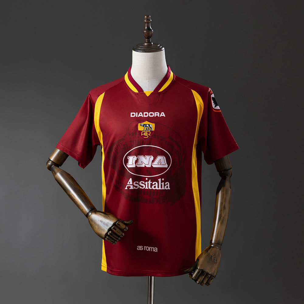 Rome Jersey 1997-98 Home Retro Football Kit