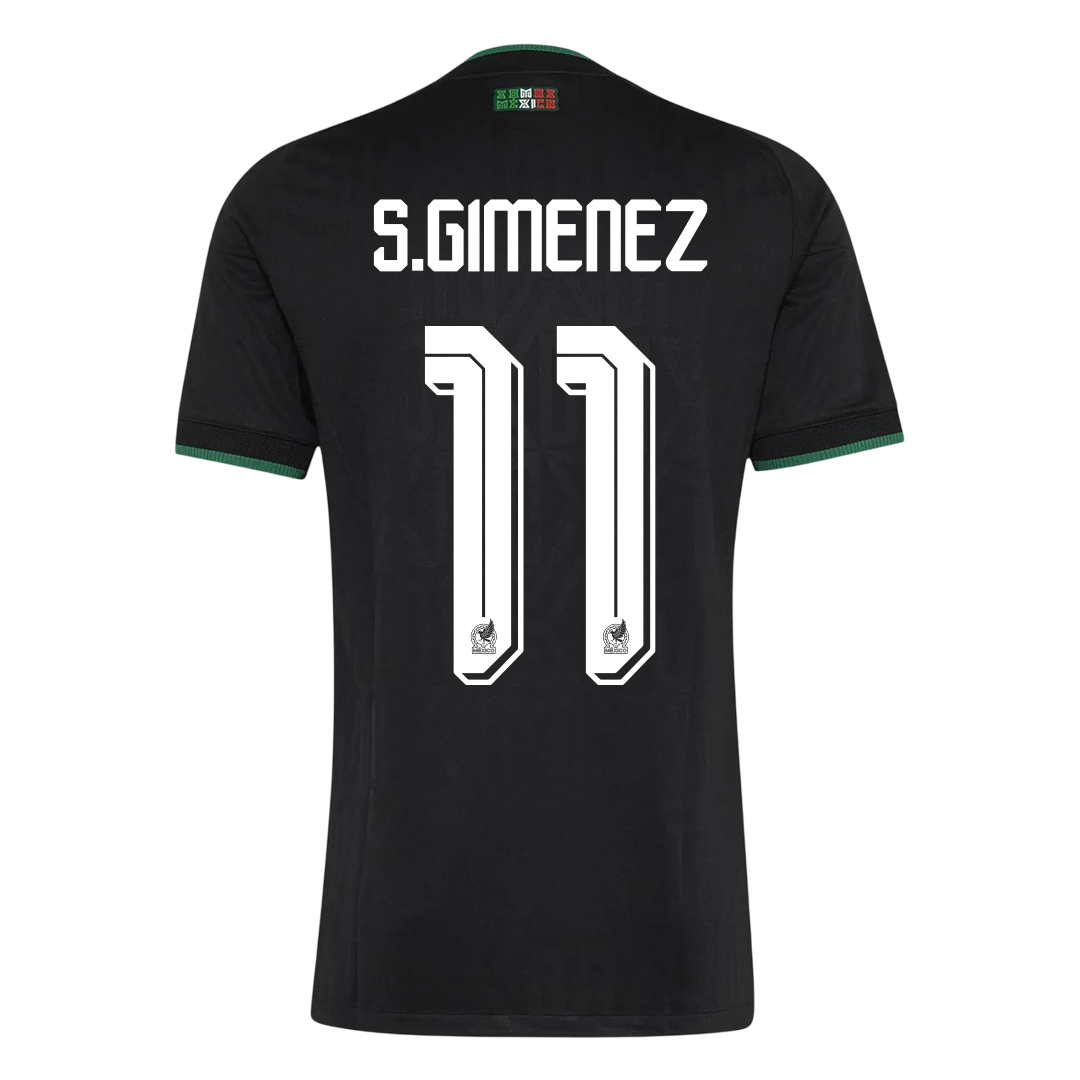 S.GIMENEZ #11 Mens Mexico World Cup Third Jersey 2026 - Player Version (Slim Fit)