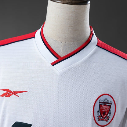 Liverpool Away Jersey 1998-99 Long Sleeves Retro Football Kit Soccer Shirt