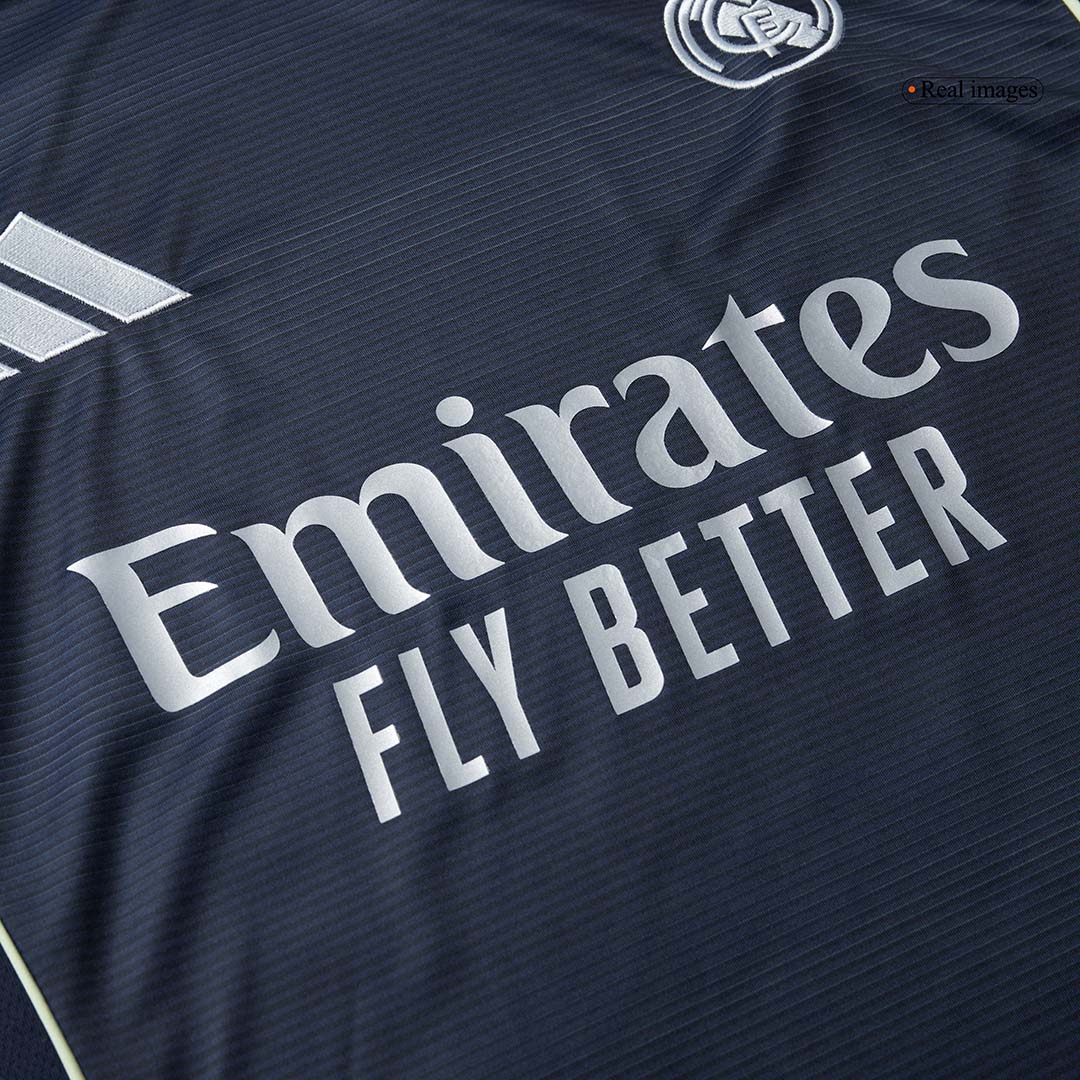 Mens Real Madrid Away Long Sleeve Jersey 2025/26