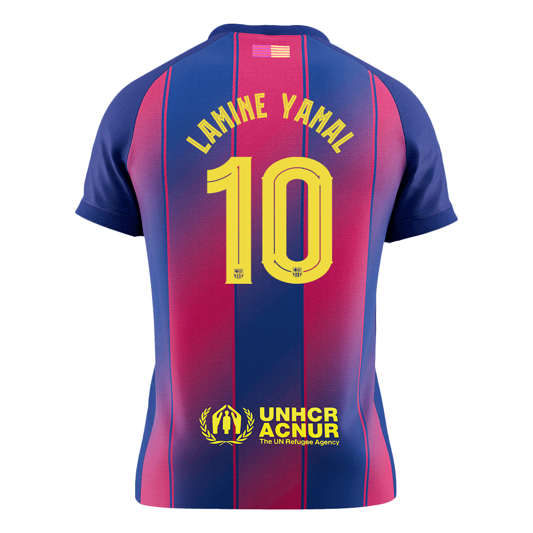 LAMINE YAMAL #10 Mens Barcelona Home Jersey 2025/26 - UCL [PREMIUM]
