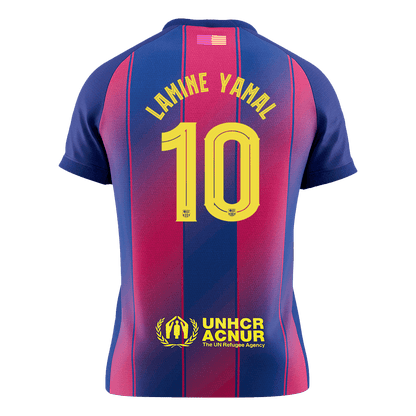 LAMINE YAMAL #10 Mens Barcelona Home Jersey 2025/26 - UCL [PREMIUM]