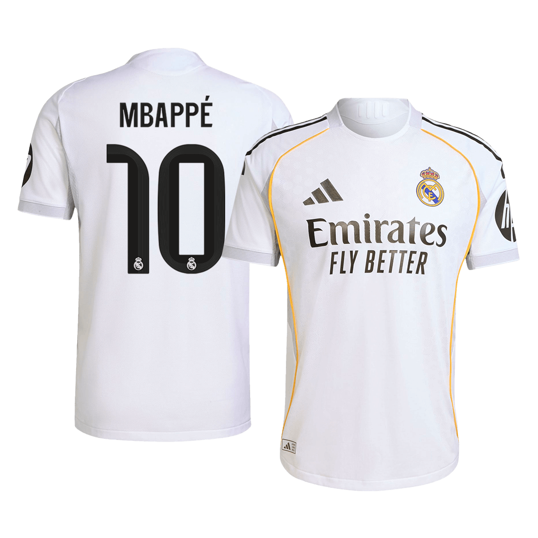 MBAPPÉ #10 Mens Real Madrid Home Jersey 2025/26 [PREMIUM]