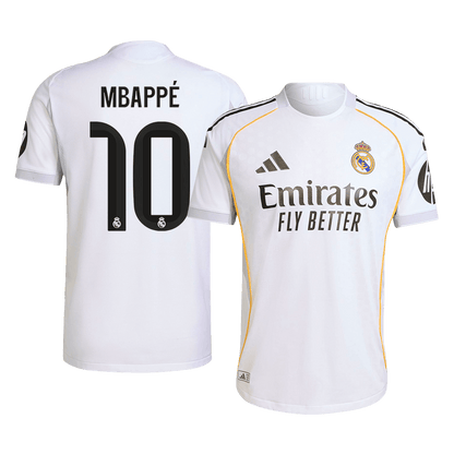 MBAPPÉ #10 Mens Real Madrid Home Jersey 2025/26 [PREMIUM]
