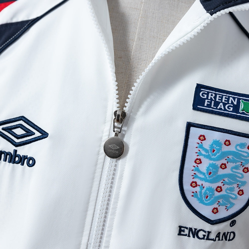 England Windbreaker 1998 Retro Football Soccer Jacket