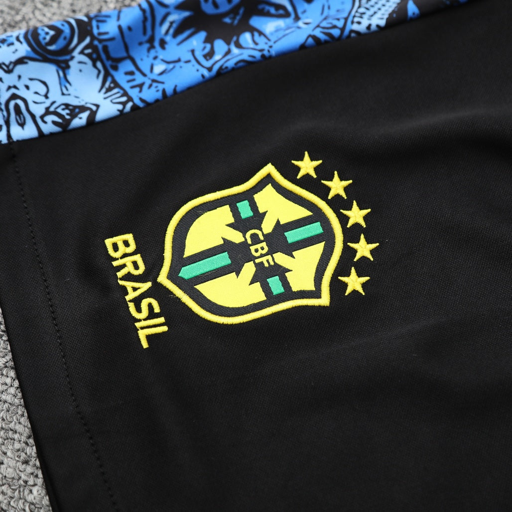 Brazil Vest Set Training Tracksuits 25/26 Football Kit Soccer Jersey
