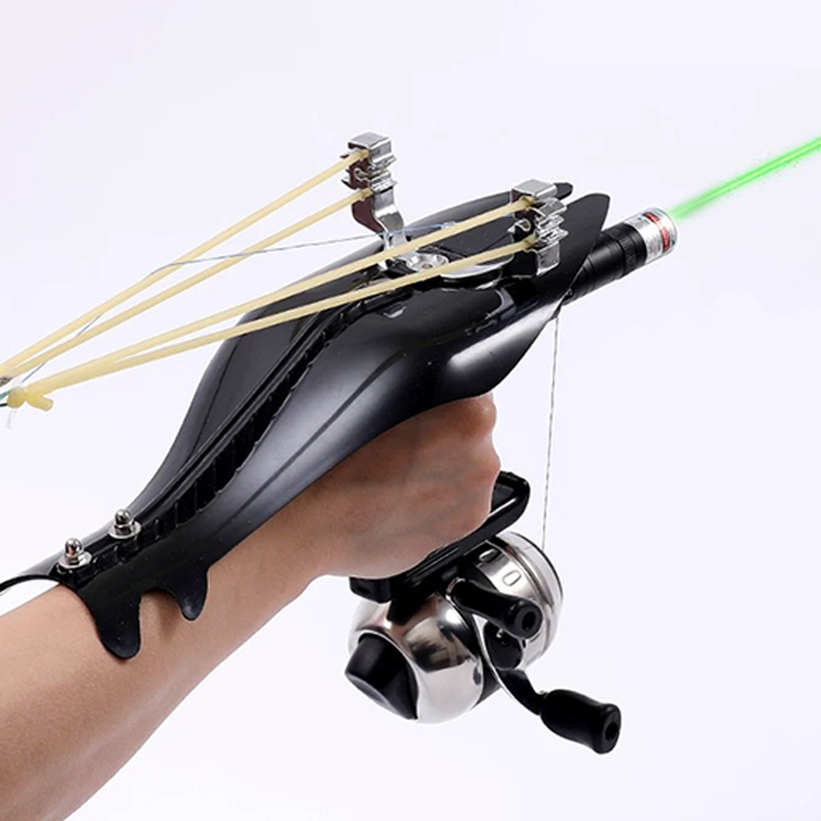 Fishing Slingshot – Adults with Angler Laser with Reel & Darts