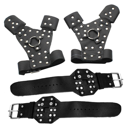 Fishing Slingshot – Gloves with PU Leather Protective Gloves with Stainless Steel