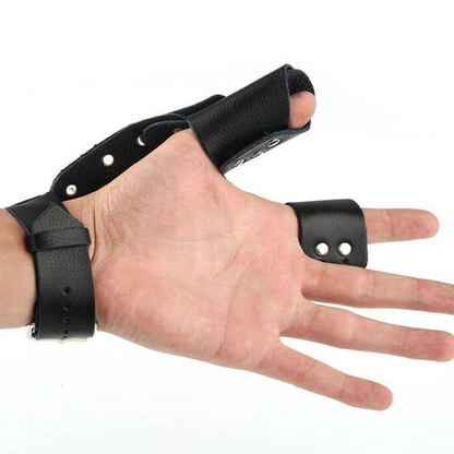 Fishing Slingshot – Gloves with PU Leather Protective Gloves with Stainless Steel