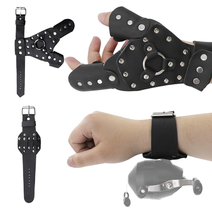 Fishing Slingshot – Gloves with PU Leather Protective Gloves with Stainless Steel