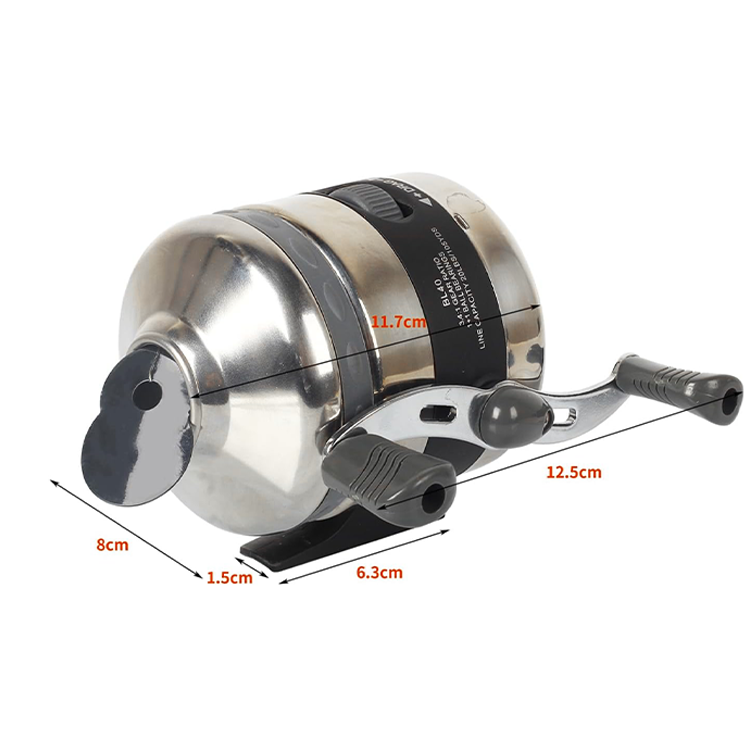 Fishing Slingshot – Hunting Reel with BL52 Stainless Steel Ambidextrous Reel