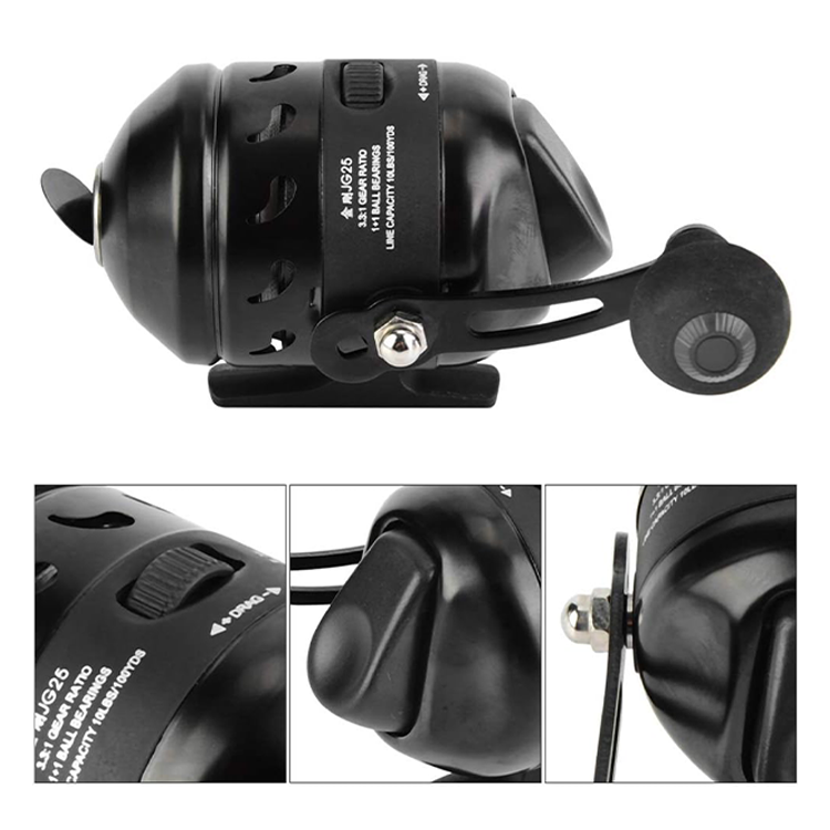 Fishing Slingshot – Reel with JG25 High Performance Metal Reel with Hunting &