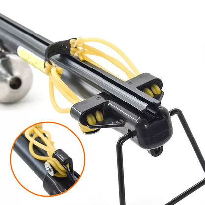 Fishing Slingshot – Tactical with Collapsible Line Gun with Laser Sight & Reel