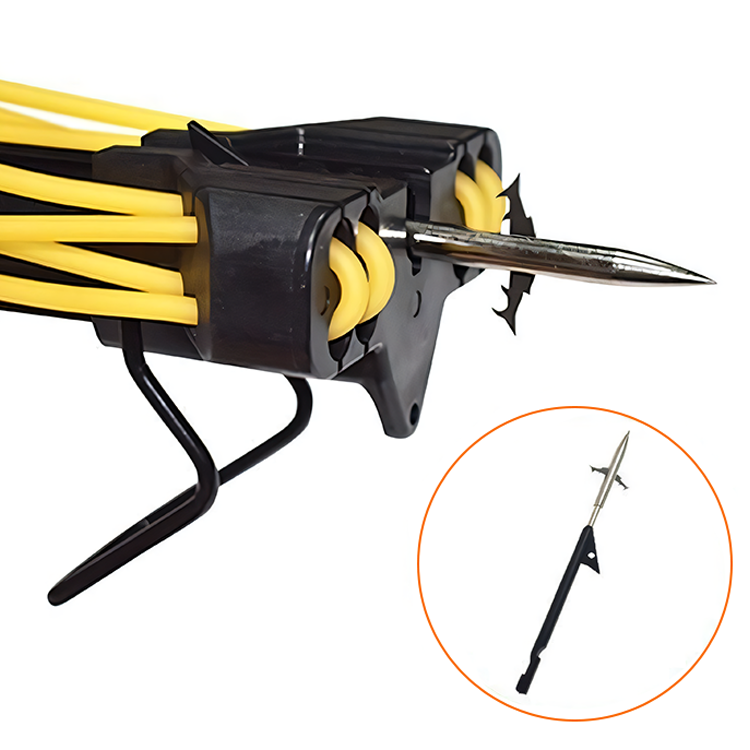 Fishing Slingshot – Tactical with Collapsible Line Gun with Laser Sight & Reel