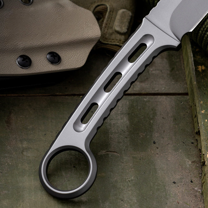 Fixed Blade Knife – Assassin AUS-10 Full Tang with EDC Outdoor