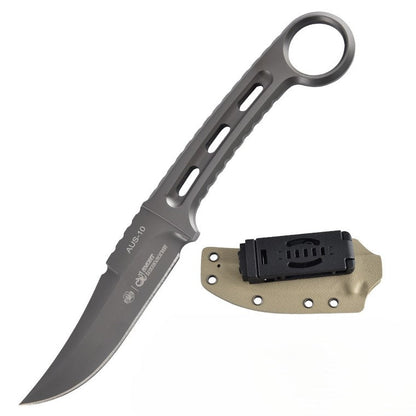 Fixed Blade Knife – Assassin AUS-10 Full Tang with EDC Outdoor