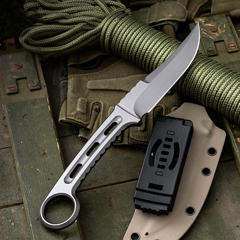 Fixed Blade Knife – Assassin AUS-10 Full Tang with EDC Outdoor