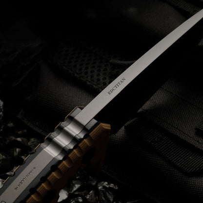 Fixed Blade Knife – Camping G10 Handle Custom Engraving Hunting Survival Tactical EDC