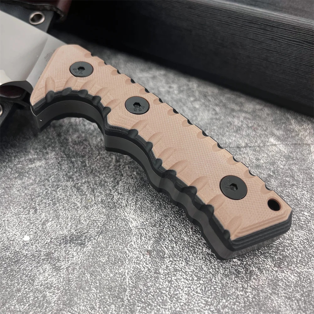 Fixed Blade Knife – Camping G10 Handle Custom Engraving Hunting Survival Tactical EDC