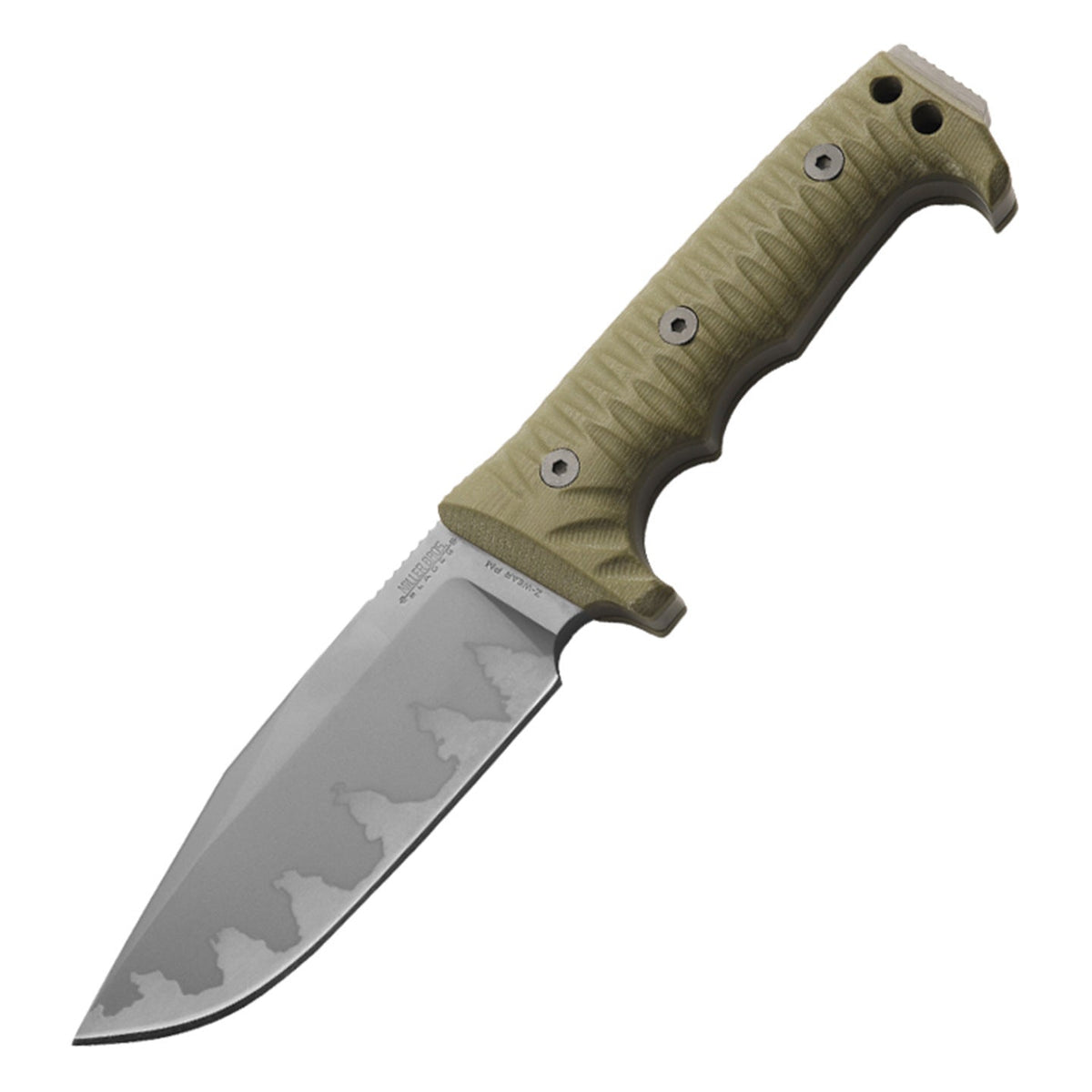 Fixed Blade Knife – IronClad DC53 Tactical with 7mm Full-Tang with G10 Handle Survival