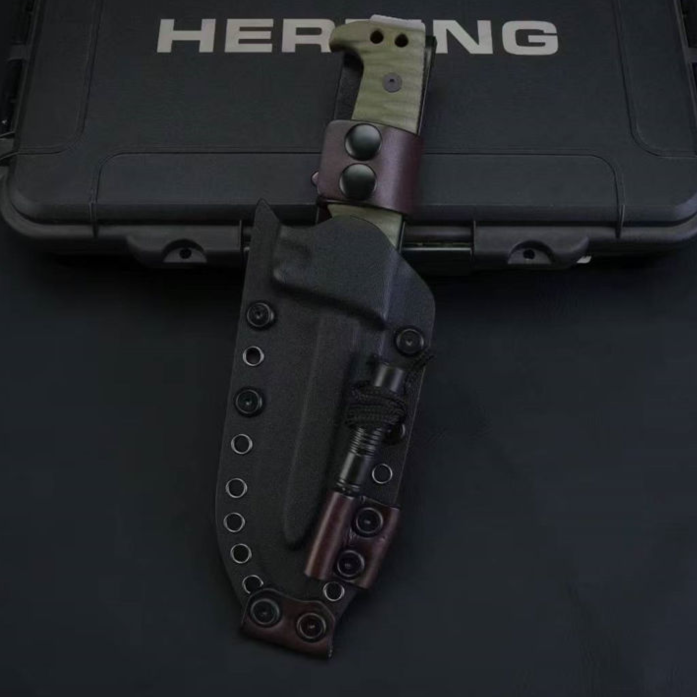 Fixed Blade Knife – IronClad DC53 Tactical with 7mm Full-Tang with G10 Handle Survival
