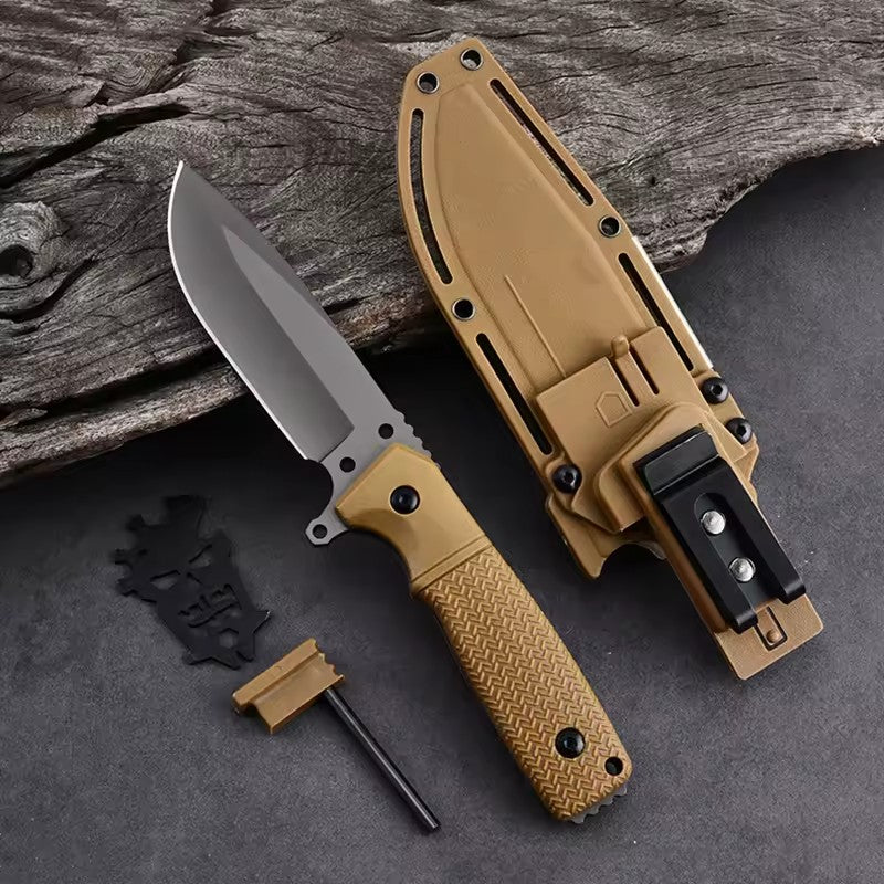 Fixed Blade Knife – Talon Tactical Survival with G10 Handle & Kydex Sheath
